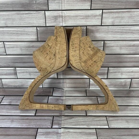 Veronica Beard Women's Dali Faux Cork Platform Sandals Shoe Size 10-NEW - Picture 6 of 9